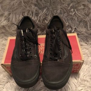 Black old Skool vans